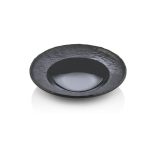 XM - BLACK MELAMINE PASTA BOWL 25.5 CM No.9066