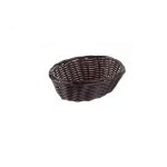 TC - OVAL HANDWOVEN BASKET 18 x 12.5 x 5 CM BROWN - Image 3