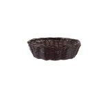 TC - OVAL HANDWOVEN BASKET 18 x 12.5 x 5 CM BROWN - Image 4