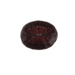 TC - OVAL HANDWOVEN BASKET 18 x 12.5 x 5 CM BROWN - Image 5