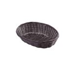 TC - OVAL HANDWOVEN BASKET 22.5 x 15 x 5 CM BROWN - Image 2