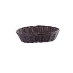 TC - OVAL HANDWOVEN BASKET 22.5 x 15 x 5 CM BROWN - Image 5