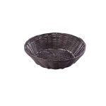 TC - ROUND HANDWOVEN BASKET 21 x 21 x 5 CM BROWN