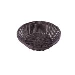 TC - ROUND HANDWOVEN BASKET 21 x 21 x 5 CM BROWN - Image 2