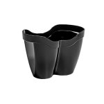 MP DRINK - DOUBLE ICE BUCKET BLACK POLYCARBONATE 32.5 x 22 CM