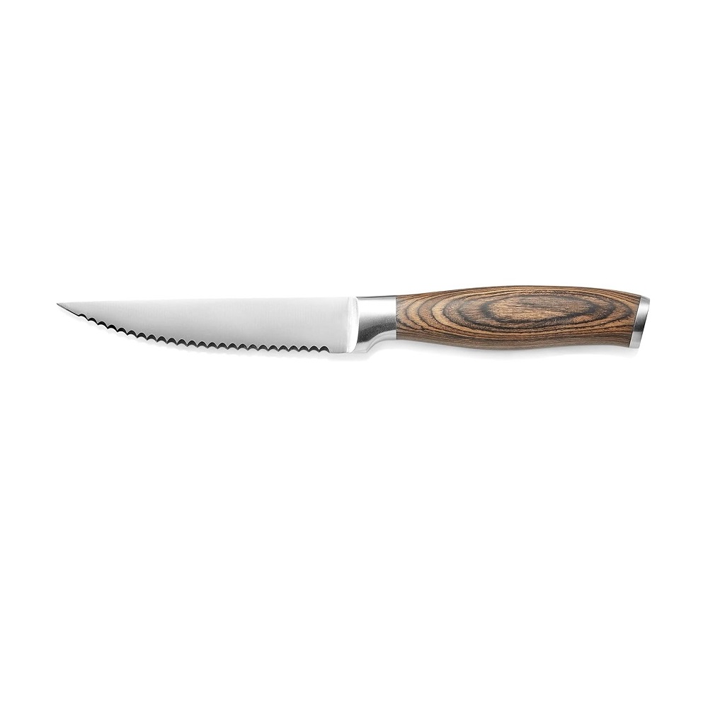 6418115.jpg WAS - STEAK KNIFE 23 CM WITH WOODEN HANDLE - Image 1