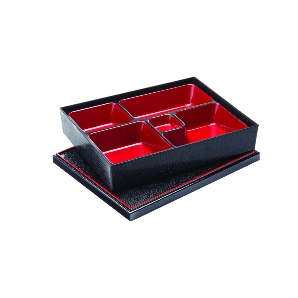 JMP301.jpg UTOPIA - BENTO BOX 27 x 21 CM 5 COMPARTMENT - Image 1