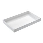 LEONE - VENEZIA WHITE MELAMINE TRAY GN 1/1 53 x 32.5 x 6 CM