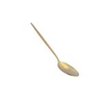 CNOV - RHODES PVD GOLD MATT 18/0 2 MM TEA SPOON