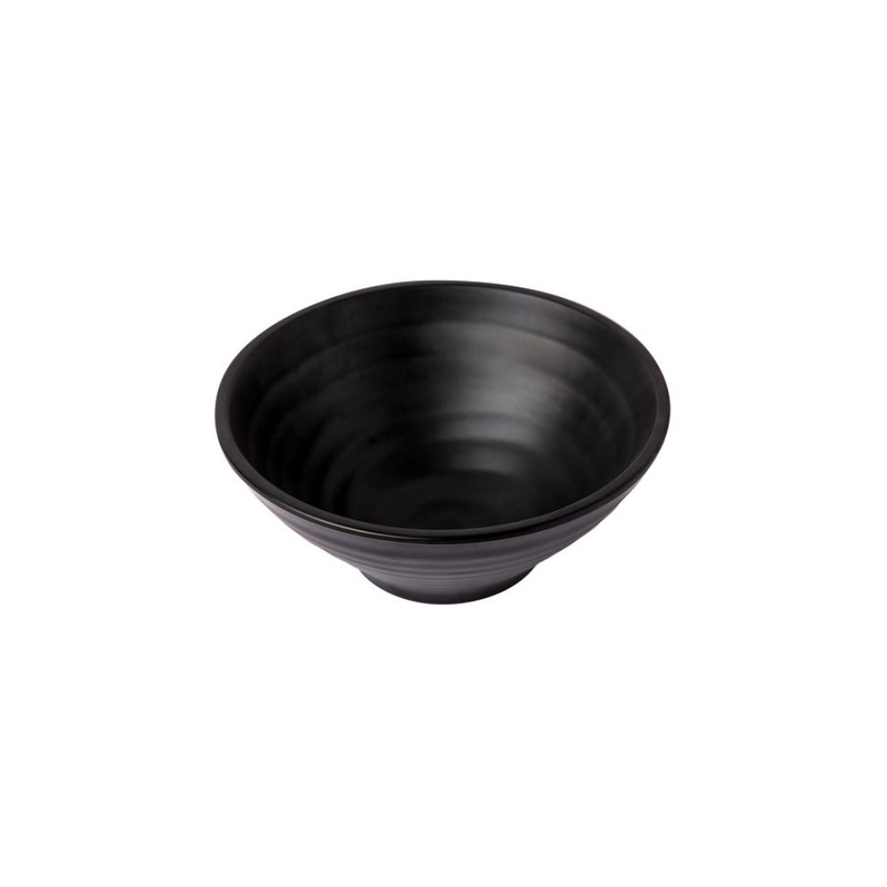12-268.jpg BNOV - CONICAL MELAMINE BOWL BLACK 20.5 x 8.3 CM / 1550 ML - Image 1