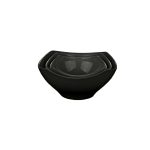 BNOV - SQUARE DEEP MELAMINE SALAD BOWL BLACK 20 x 11 CM / 1.3 L
