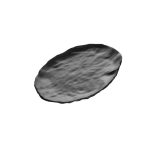 BNOV - IRREGULAR MELAMINE PLATTER BLACK 26.3 x 25.6 x 2.5 CM