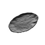 BNOV - IRREGULAR MELAMINE PLATTER BLACK 31.3 x 30.6 x 3 CM