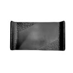 BNOV - RECTANGULAR MELAMINE TRAY BLACK 36 x 20 x 1.5 CM