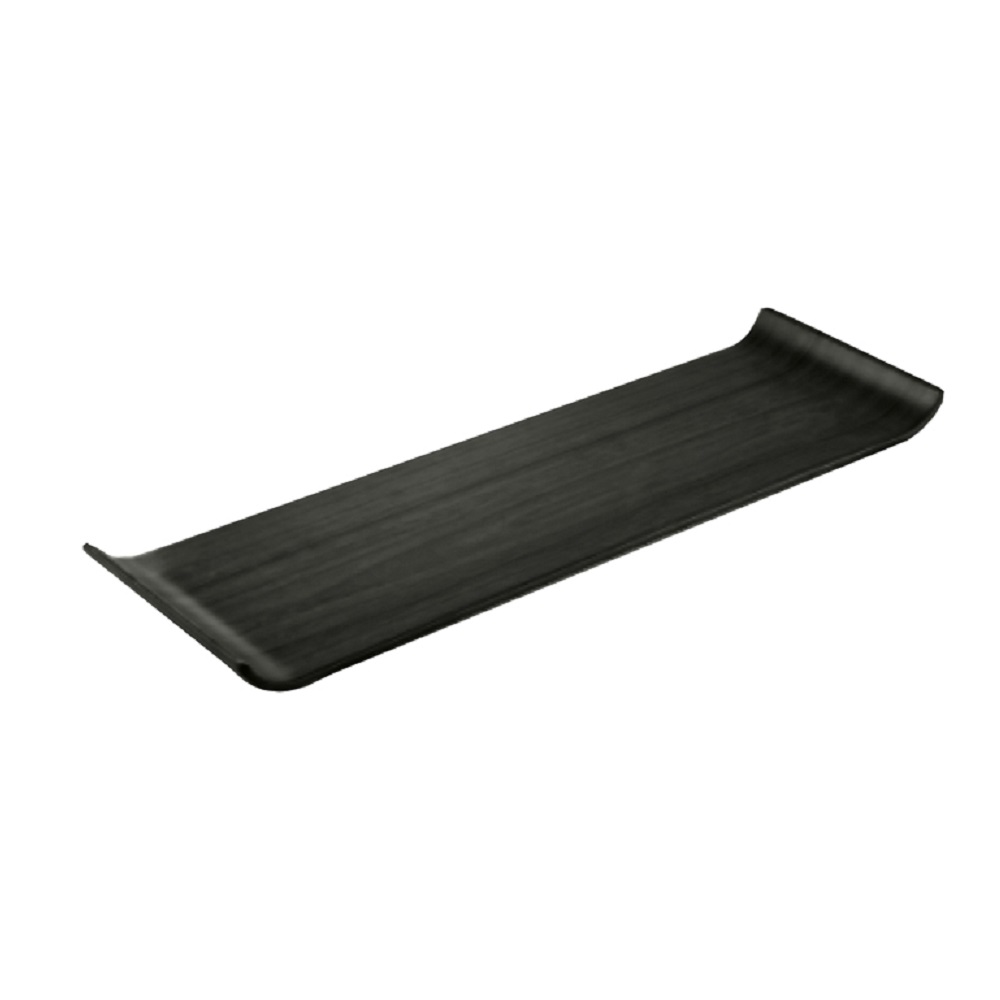 12-350.jpg BNOV - MELAMINE SUSHI PLATE BLACK 56 x 16 CM - Image 1