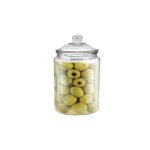 NOV - GLASS CEREAL JAR WITH AIRTIGHT LID 18 x 18 CM / 3.8 L