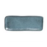 PORTO BRASIL - PETROLEUM ORGANIC RECTANGULAR PLATTER 33 x 13 CM
