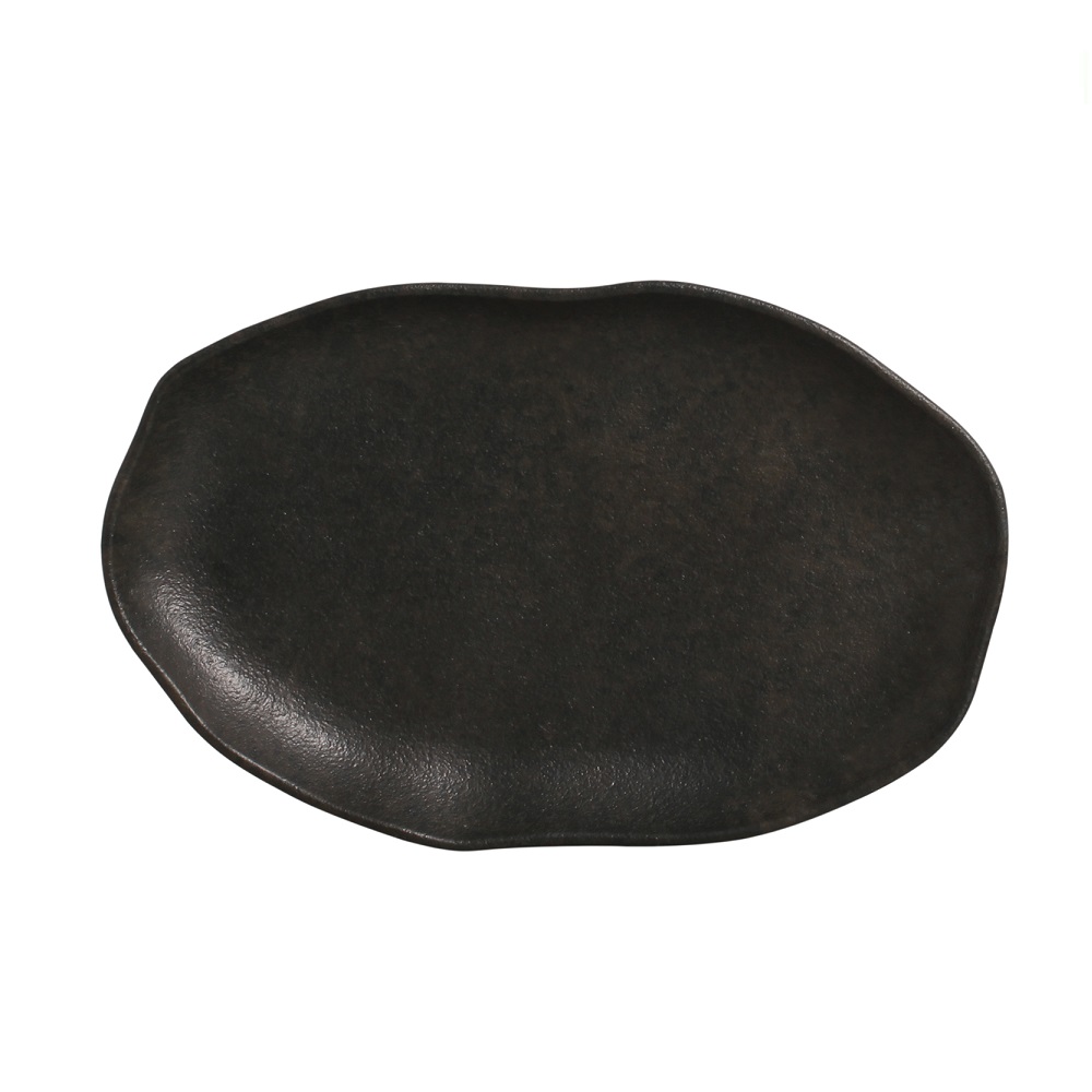 0744416.jpg PORTO BRASIL - ONYX ORGANIC OVAL PLATTER 30 x 20 CM - Image 1