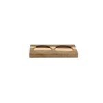 TOGNANA - LIVING TEX MEX ACACIA WOOD TRAY 2 SECTORS 16 x 8 CM R5860P40154