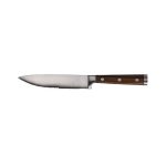 TOGNANA - LIVING TEX MEX WOOD BROWN HANDLE STEAK KNIFE 23 CM R5760G1WOOD
