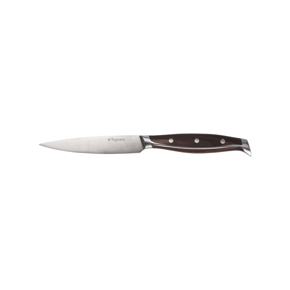 8056444091502.jpg TOGNANA - LIVING TEX MEX DARK BROWN HANDLE STEAK KNIFE 24 CM R5760G2WOOD - Image 1