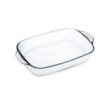 SIMAX - GLASS RECTANGULAR ROASTER 40.5 x 26 x 6 CM / 3.5 L 7296