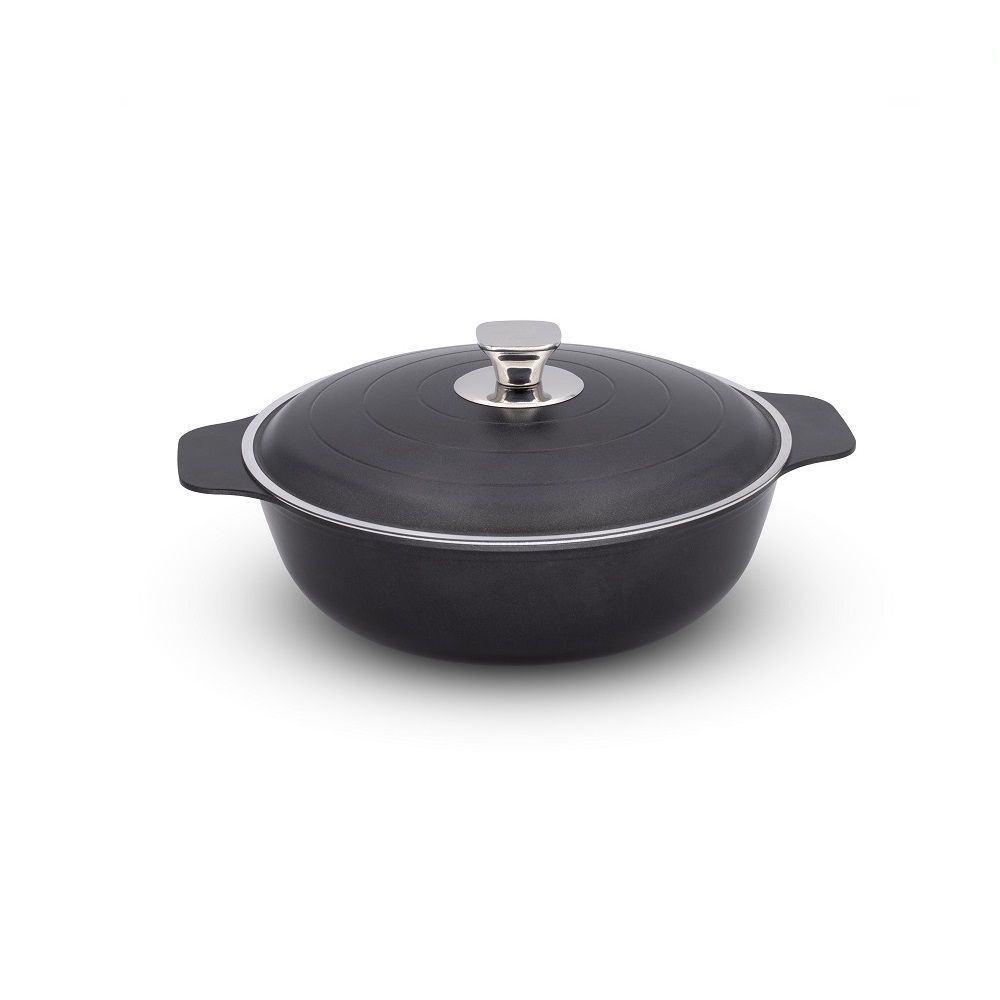 CLD301CA28I.jpg AM - COCO BUFFET CASSEROLE WITH ALUMINIUM LID INDUCTION 28 CM - Image 1