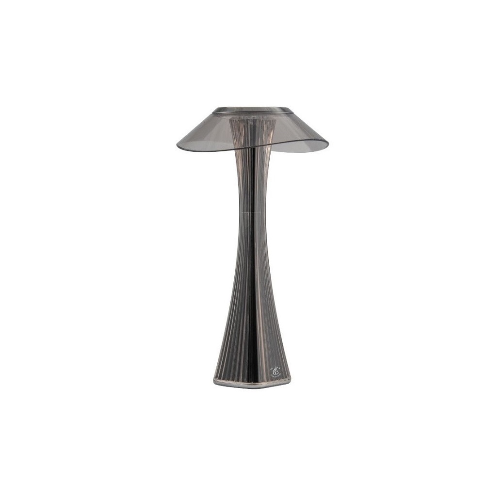 LAST000GA861275.jpg LE COQ - ASTREO LED ANTHRACITE GREY TABLE LAMP PLISSE - ACRYLIC / ABS / 3 WATT - Image 1