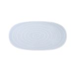 CV - TORNADO WHITE OVAL PLATTER 30 CM