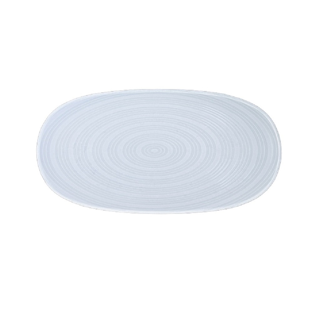 06-427.jpg CV - TORNADO WHITE OVAL PLATTER 30 CM - Image 1