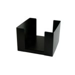 MAK - NAPKIN HOLDER BLACK ST/ST 17 x 17 x 12 CM