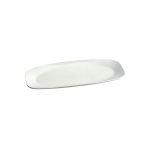 MAK - MELAMINE RECTANGULAR PLATE 21 x 10 CM WHITE