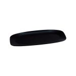 MAK - MELAMINE RECTANGULAR PLATE 26 x 11 CM BLACK