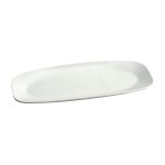 MAK - MELAMINE RECTANGULAR PLATE 30 x 14 CM WHITE