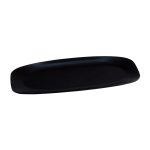 MAK - MELAMINE RECTANGULAR PLATE 30 x 14 CM BLACK