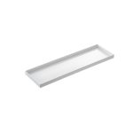 LEONE - VENEZIA WHITE MELAMINE TRAY GN 2/4 53 x 16.5 x 3 CM