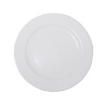 CV - RIM SHAPE WHITE PLATE 25 CM
