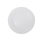 CV - RIM SHAPE WHITE PLATE 20 CM
