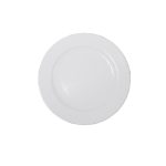 CV - RIM SHAPE WHITE PLATE 16 CM