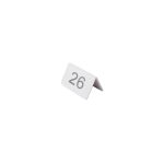 NOV - MELAMINE TABLE NUMBERS SET 26-50 / 10 x 6.2 CM