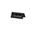 NOV - RESERVED SIGN BLACK