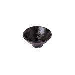 BNOV - DEEP MELAMINE BOWL BLACK 13.5 x 6 CM