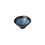 BNOV - DEEP MELAMINE BOWL LIGHT BLUE/BLACK 13.5 x 6 CM
