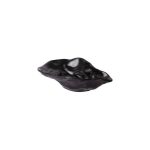 BNOV - DECOR MELAMINE BOWL BLACK 19 x 10 x 4.5 CM