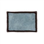 BNOV - WAVY RECTANGULAR MELAMINE PLATTER LIGHT BLUE/BLACK 27.3 x 18.7 x 2.2 CM - Image 2