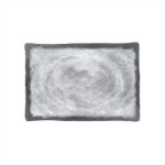 BNOV - WAVY RECTANGULAR MELAMINE PLATTER LIGHT GREY/DARK GREY 27.3 x 8.7 x 2.2 CM - Image 2