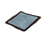 BNOV - SQUARE MELAMINE PLATTER LIGHT BLUE/BLACK 30.3 x 3.9 CM