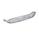 BNOV - NARROW MELAMINE PLATTER LIGHT GREY/DARK GREY 37.5 x 1.5 x 4.3 CM