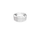 NOV - MELAMINE WINDPROOD ASHTRAY WHITE 10.5 x 4.5 CM