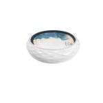 BNOV - DECOR MELAMINE BOWL WHITE/BLUE 21 x 23 x 6.5 CM